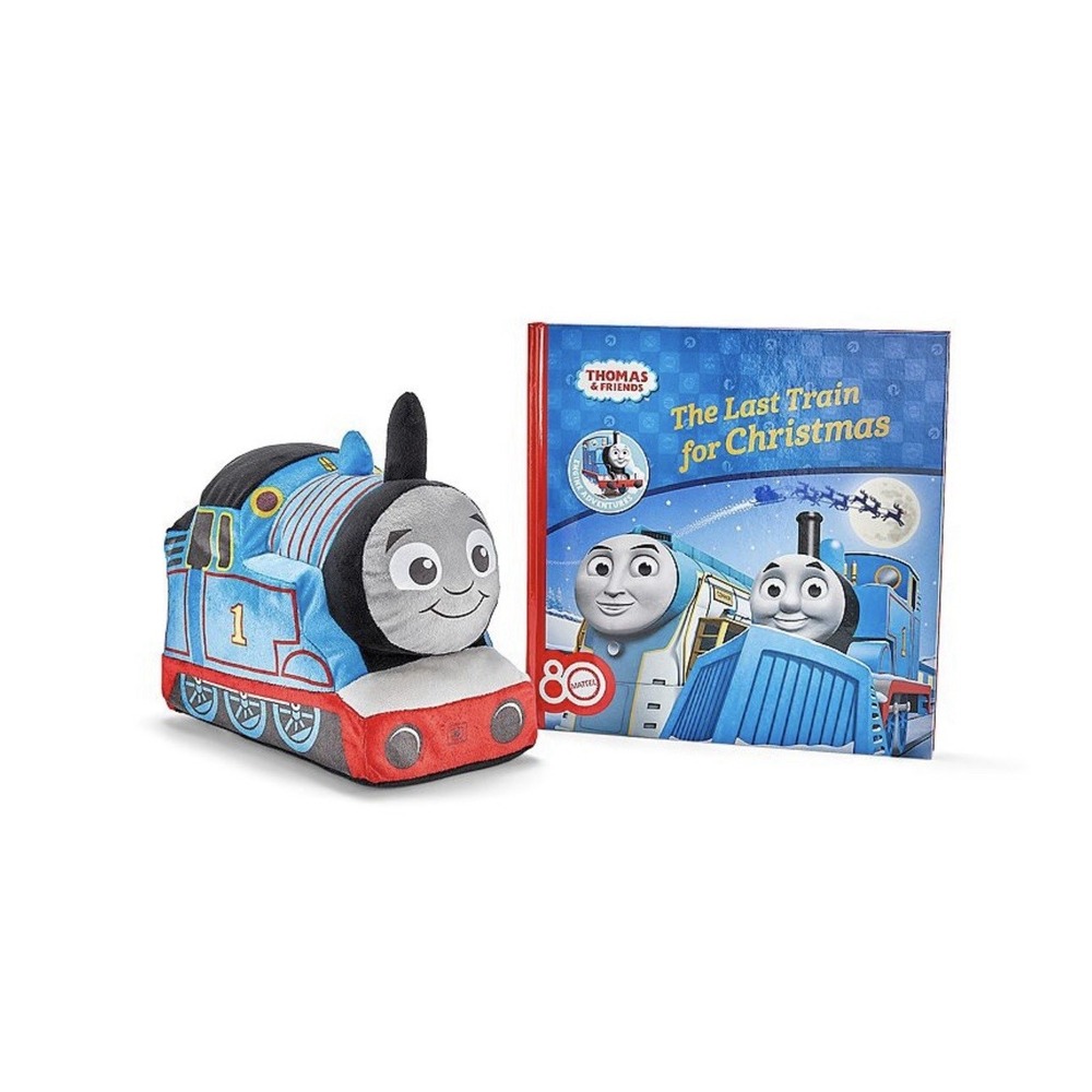 Thomas The Train Plush Doll 9" &‎ The Last Train For Christmas Book Bundle